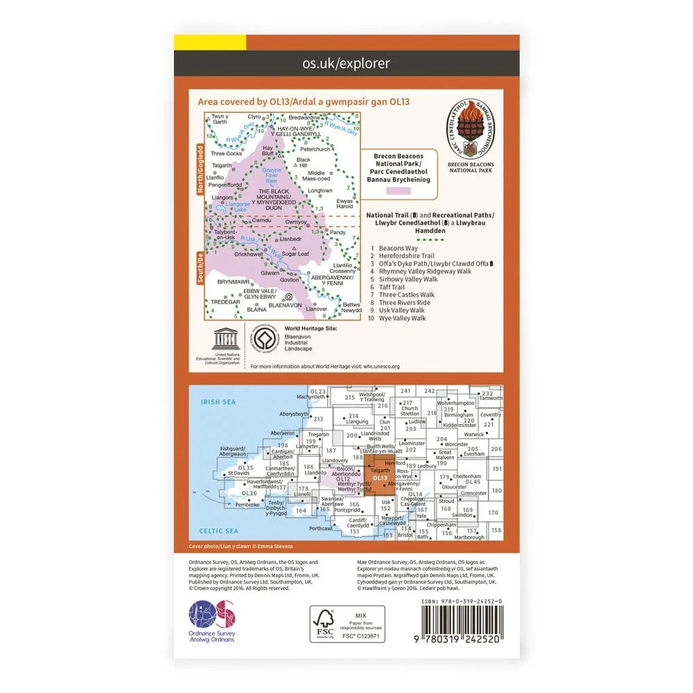OS Explorer / Brecon Beacons East - Image 2