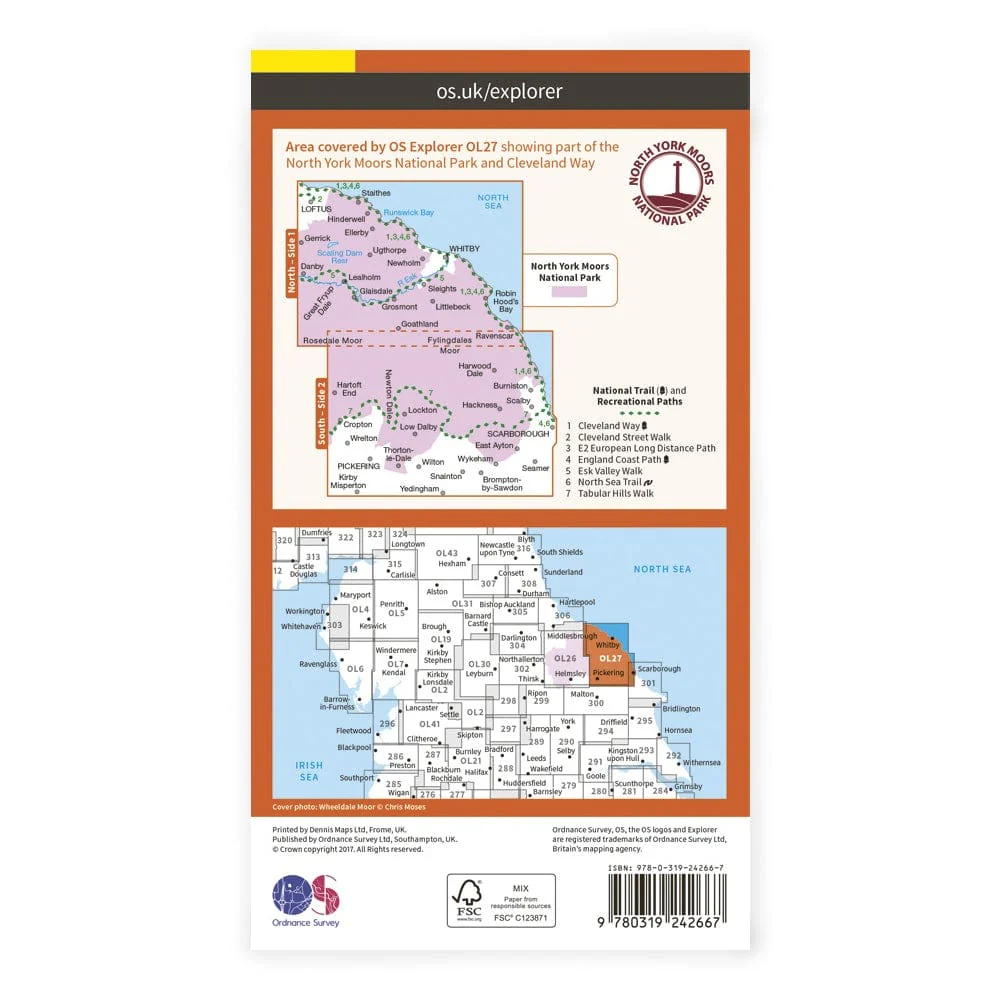 OS Explorer / North York Moors East - Image 2