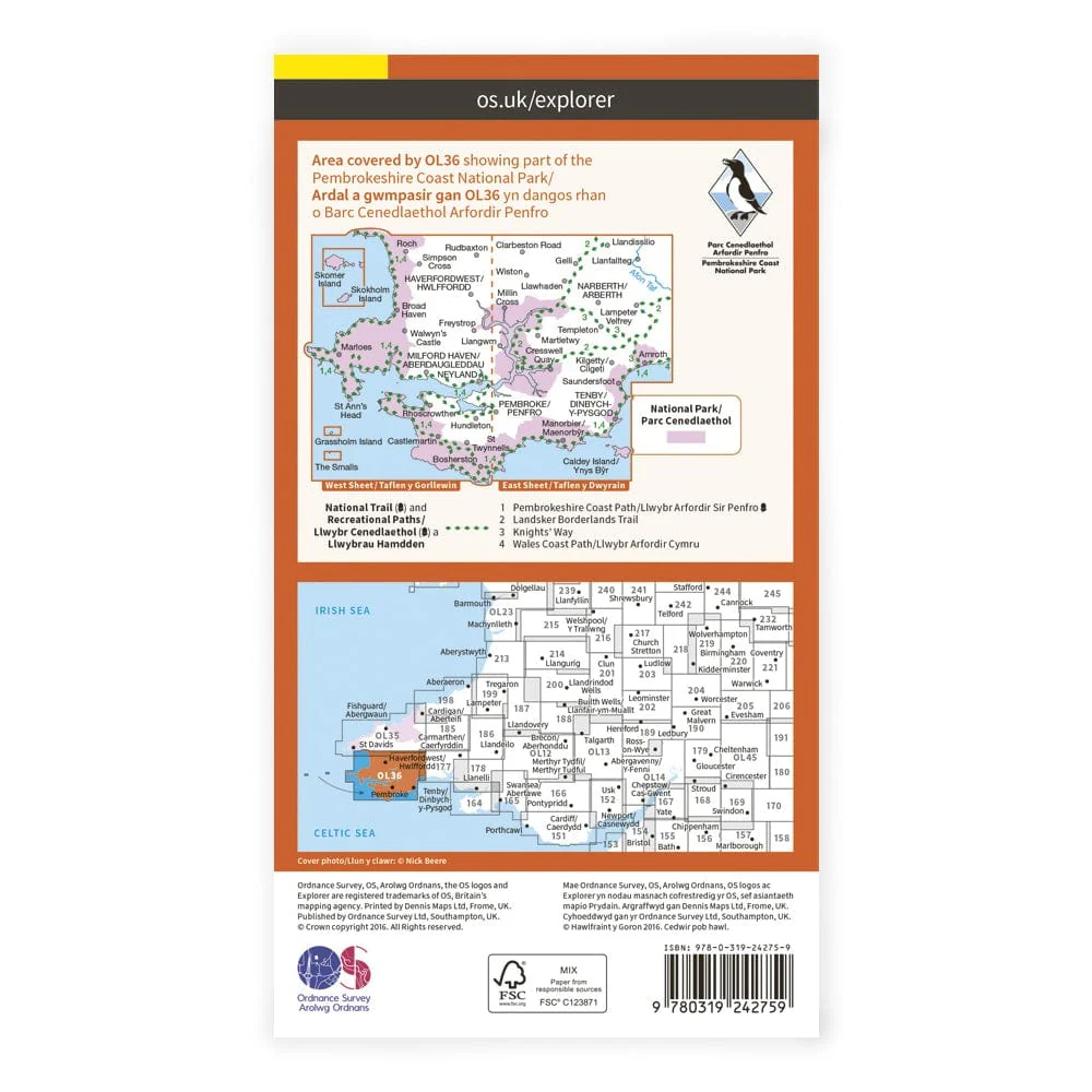 OS Explorer / South Pembrokeshire - Image 2