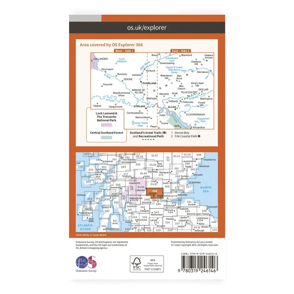 OS Explorer / Stirling & Ochils - Image 2