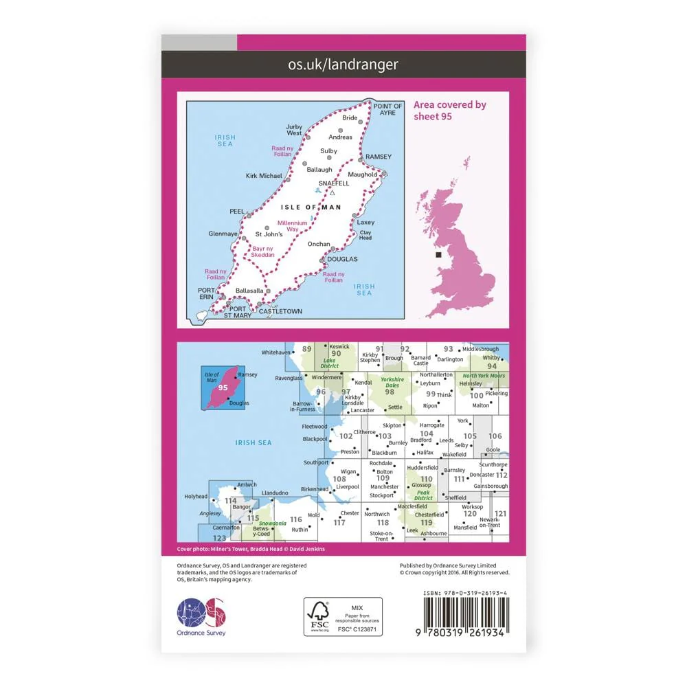 OS Landranger / Isle Of Man - Image 2