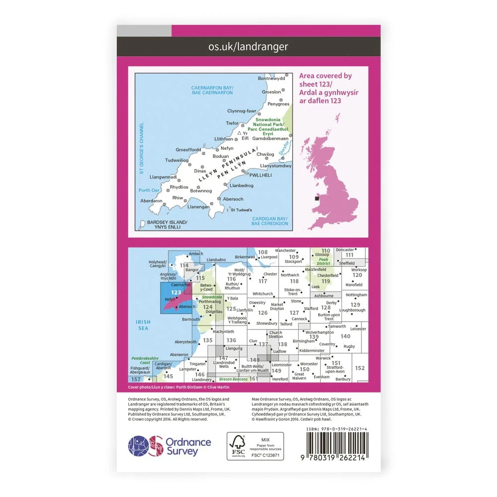 OS Landranger / Lleyn Peninsula - Image 2