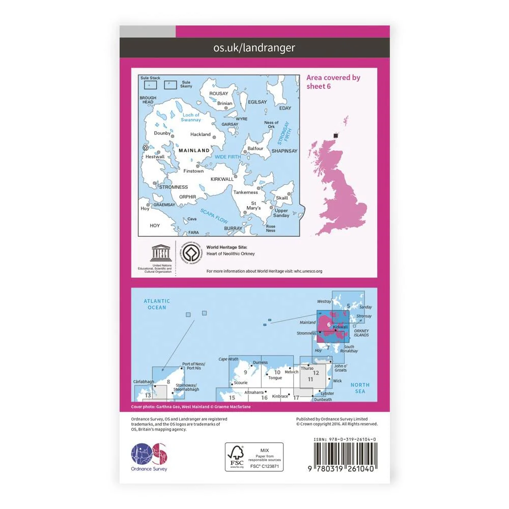 OS Landranger / Orkney Mainland - Image 2