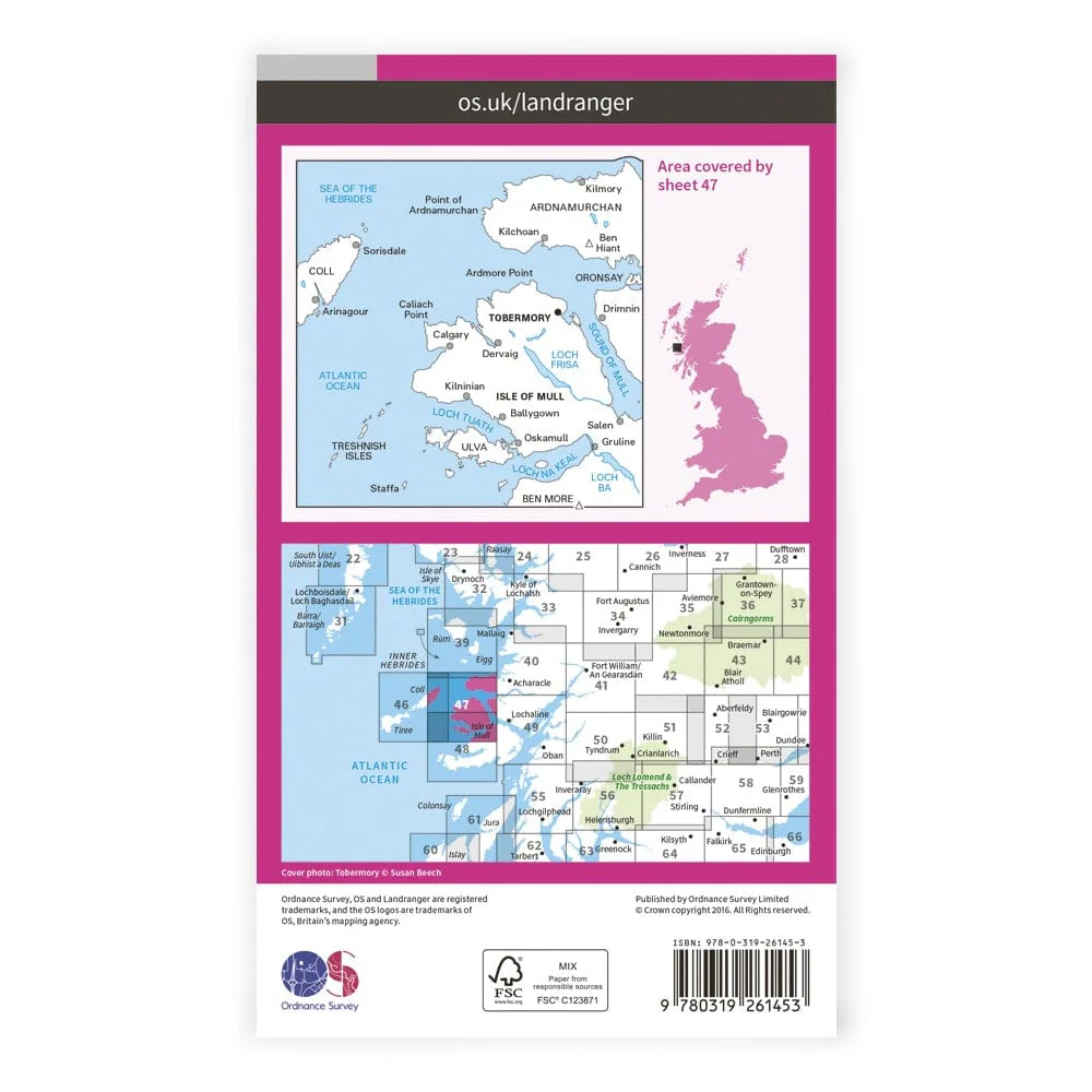 OS Landranger / Tobermory & North Mull - Image 2