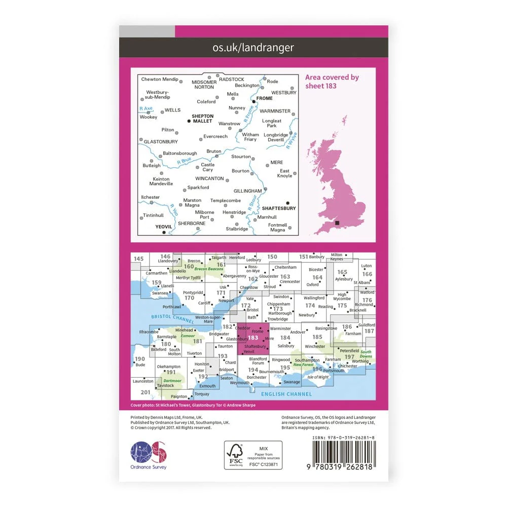 OS Landranger / Yeovil & Frome - Image 2